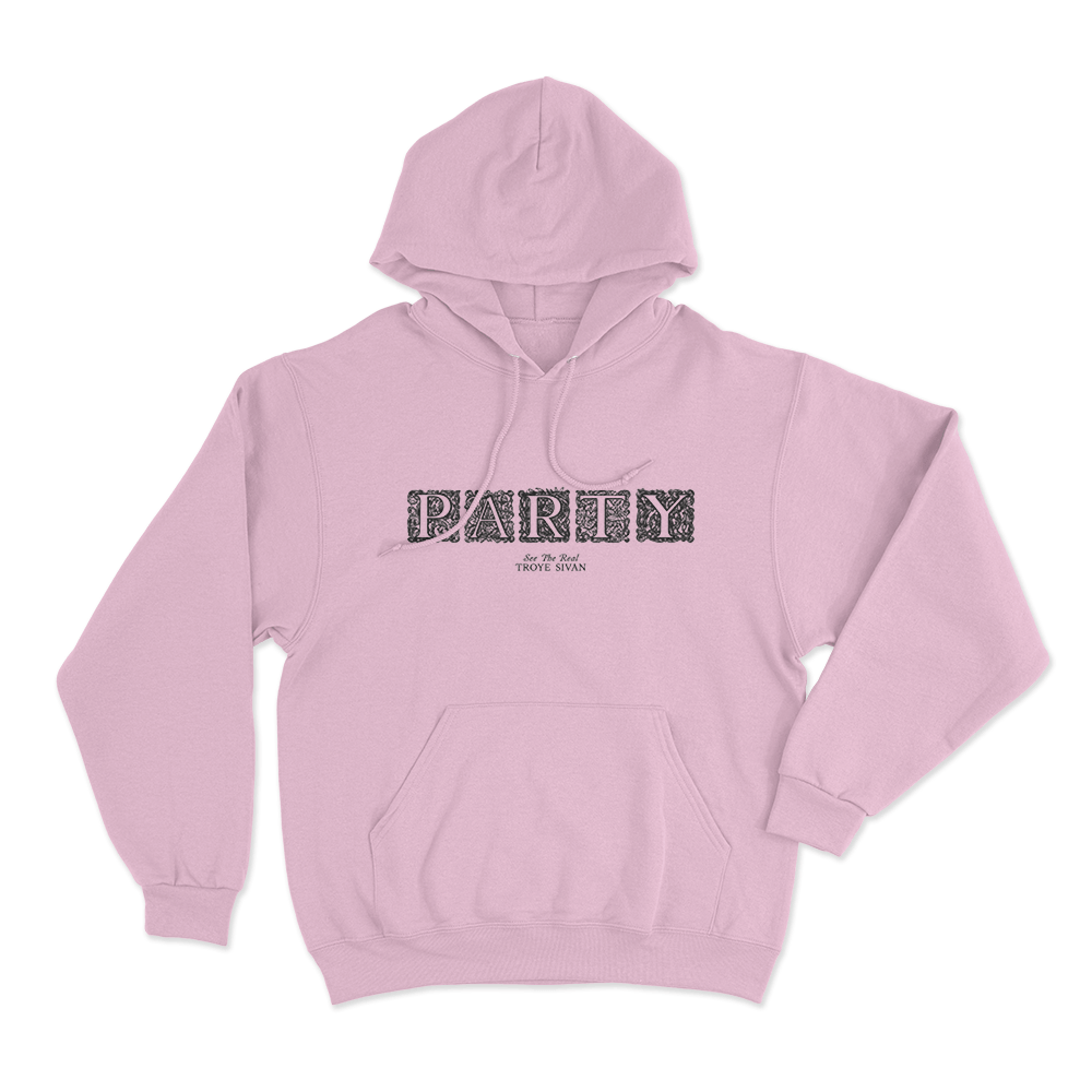 Party Unisex Hoodie Pink Party Unisex Hoodie Pink