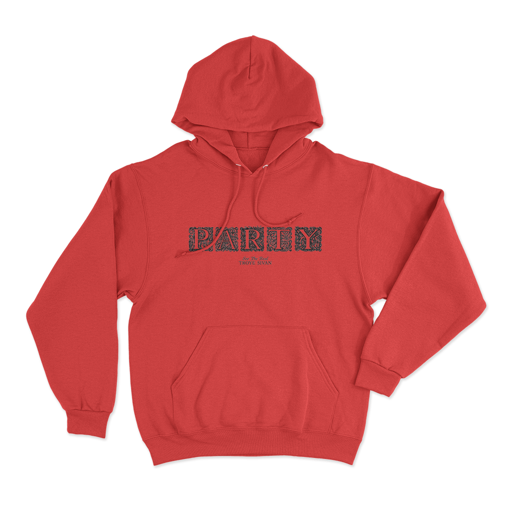 Party Unisex Hoodie Red Party Unisex Hoodie Red