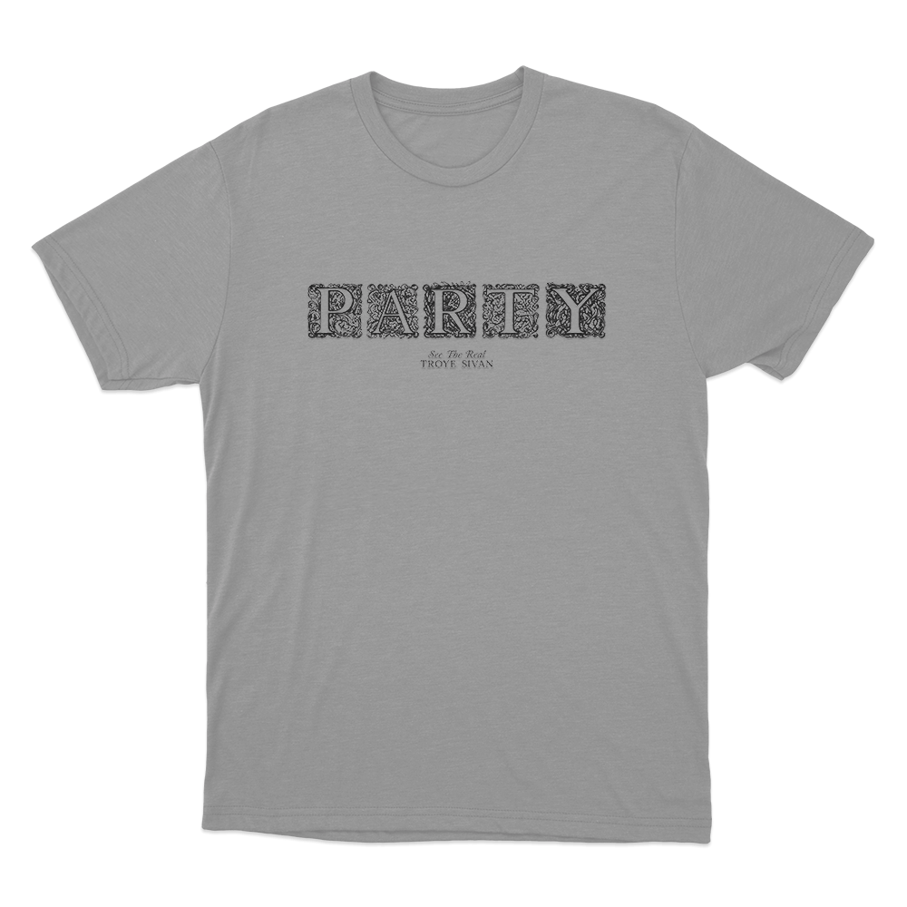 Party Unisex T Shirt Grey Party Unisex T Shirt Grey