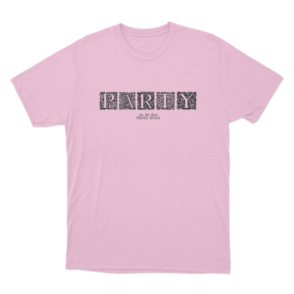 Party Unisex T Shirt Pink Party Unisex T Shirt Pink