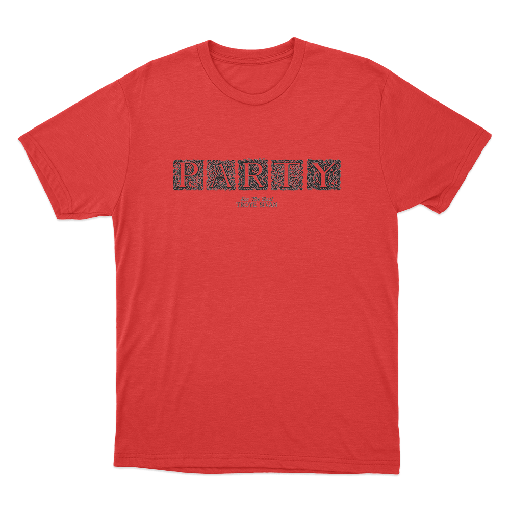 Party Unisex T Shirt Red Party Unisex T Shirt Red