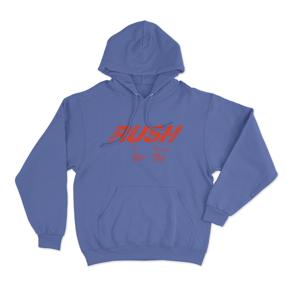 Rush Unisex Hoodie Blue Rush Unisex Hoodie Blue