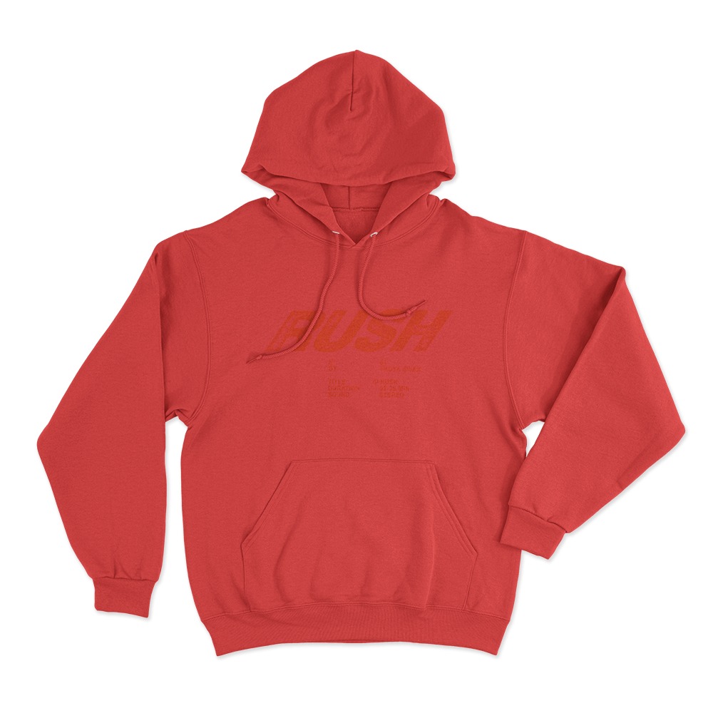 Rush Unisex Hoodie Red Rush Unisex Hoodie Red