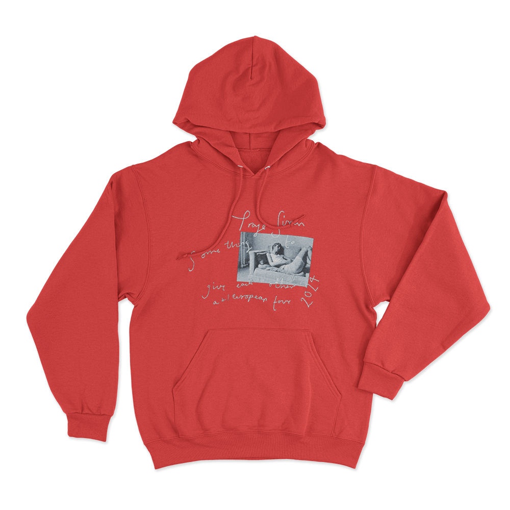 Troye Sivan European Tour Unisex Hoodie Red Troye Sivan European Tour Unisex Hoodie Red