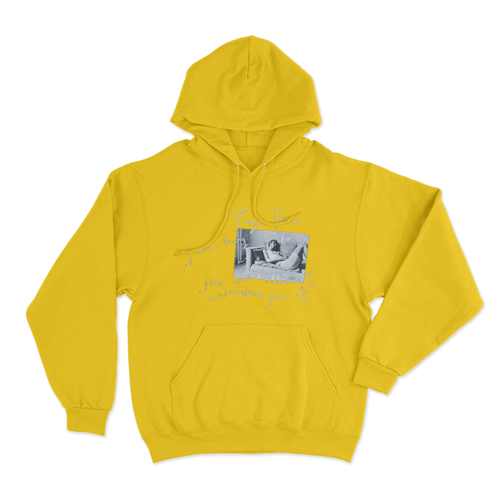 Troye Sivan European Tour Unisex Hoodie Yellow Troye Sivan European Tour Unisex Hoodie Yellow
