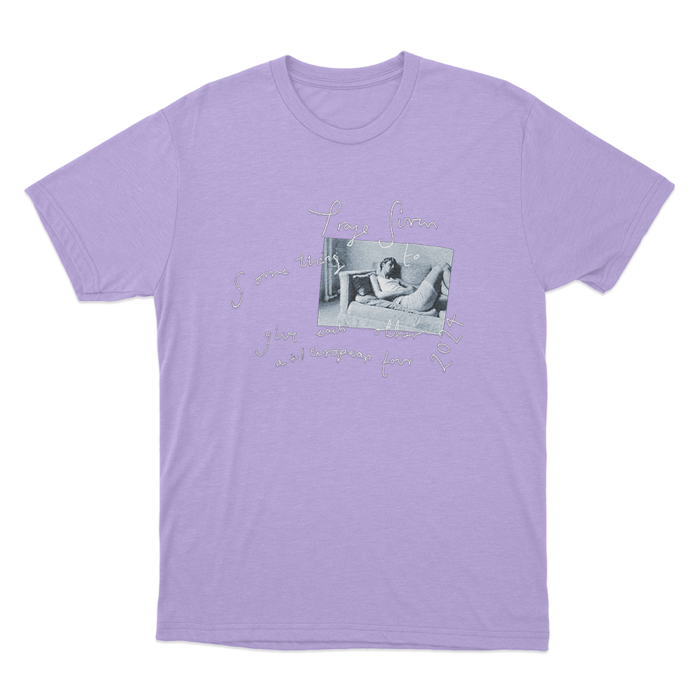 Troye Sivan European Tour Unisex T Shirt Purple Troye Sivan European Tour Unisex T Shirt Purple