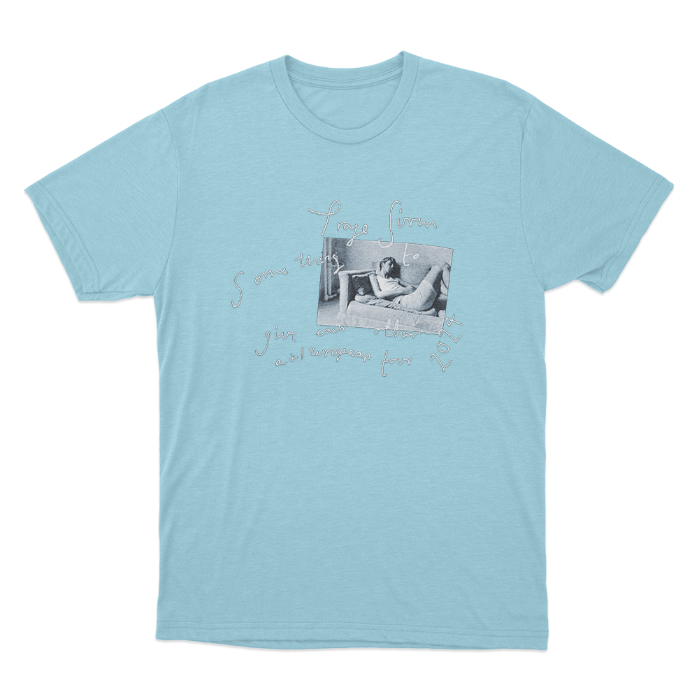 Troye Sivan European Tour Unisex T Shirt Sky Blue Troye Sivan European Tour Unisex T Shirt Sky Blue