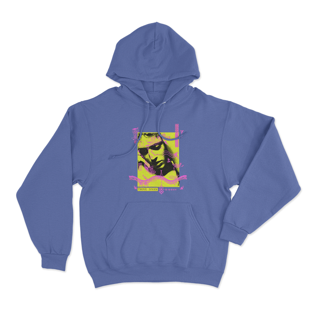 Troye Sivan Photo Unisex Hoodie Blue Troye Sivan Photo Unisex Hoodie Blue
