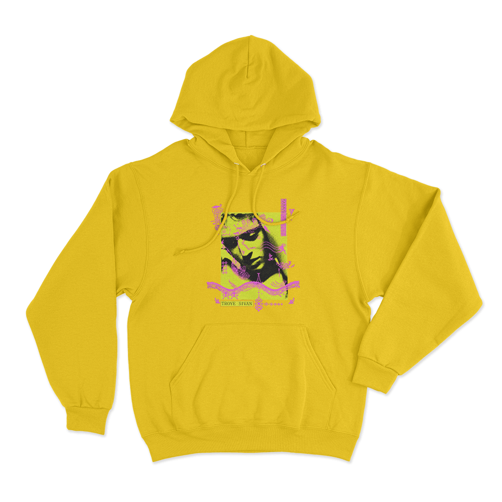 Troye Sivan Photo Unisex Hoodie Yellow Troye Sivan Photo Unisex Hoodie Yellow
