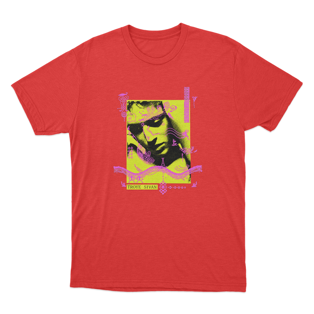 Troye Sivan Photo Unisex T Shirt Red Troye Sivan Photo Unisex T Shirt Red