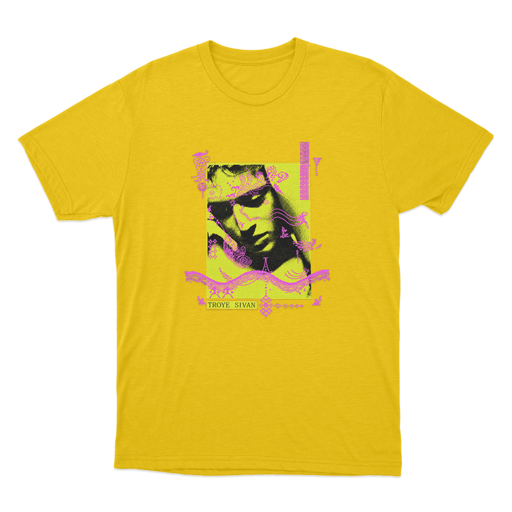 Troye Sivan Photo Unisex T Shirt Yellow Troye Sivan Photo Unisex T Shirt Yellow