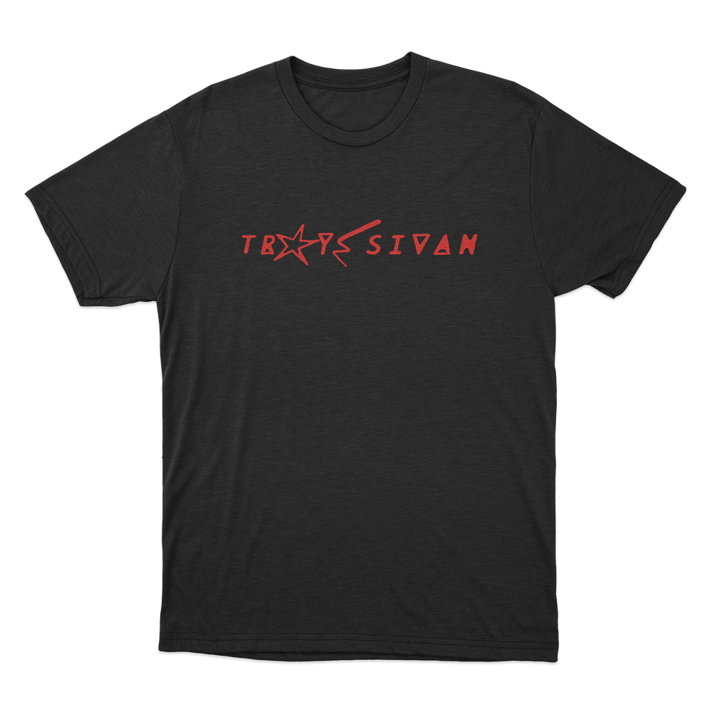 Troye Sivan logo Unisex T Shirt Black Troye Sivan logo Unisex T Shirt Black