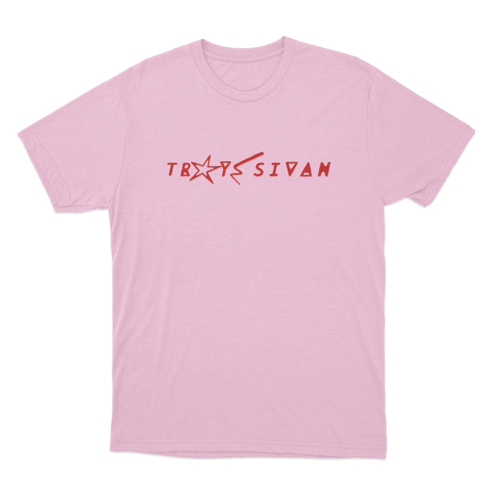 Troye Sivan logo Unisex T Shirt Pink Troye Sivan logo Unisex T Shirt Pink