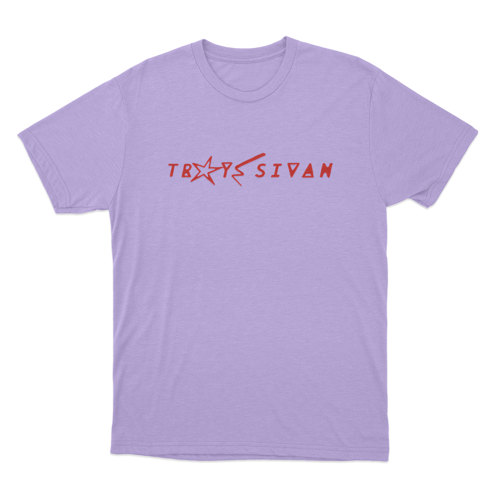 Troye Sivan logo Unisex T Shirt Purple Troye Sivan logo Unisex T Shirt Purple
