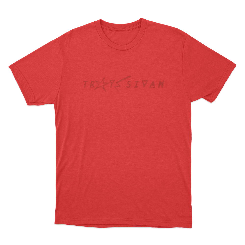 Troye Sivan logo Unisex T Shirt Red Troye Sivan logo Unisex T Shirt Red