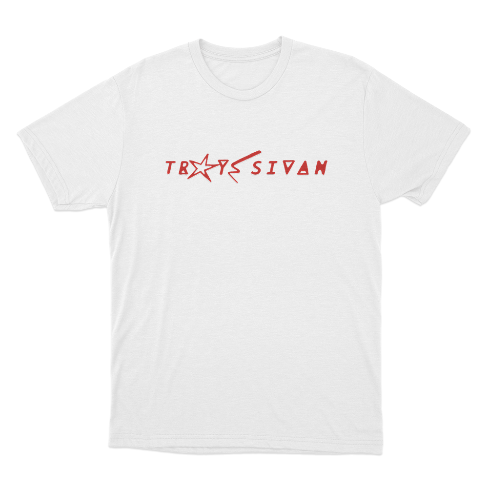 Troye Sivan logo Unisex T Shirt White Troye Sivan logo Unisex T Shirt White