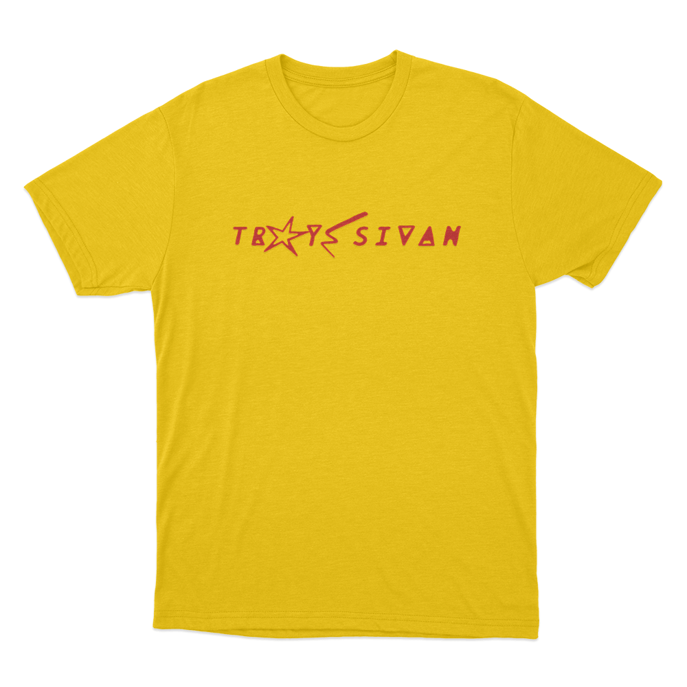 Troye Sivan logo Unisex T Shirt Yellow Troye Sivan logo Unisex T Shirt Yellow