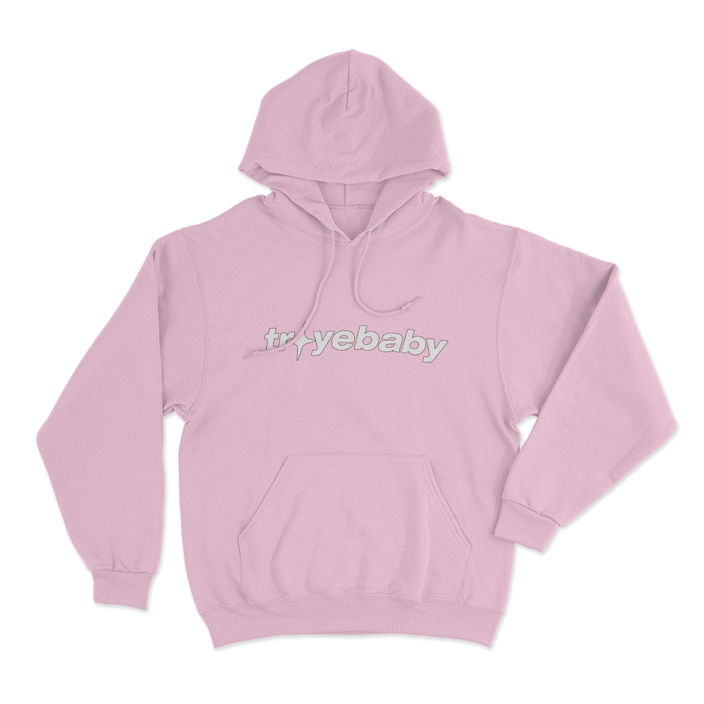 Troyebaby Unisex Hoodie Pink Troyebaby Unisex Hoodie Pink